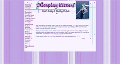 Desktop Screenshot of cosplaykitten.com