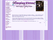 Tablet Screenshot of cosplaykitten.com